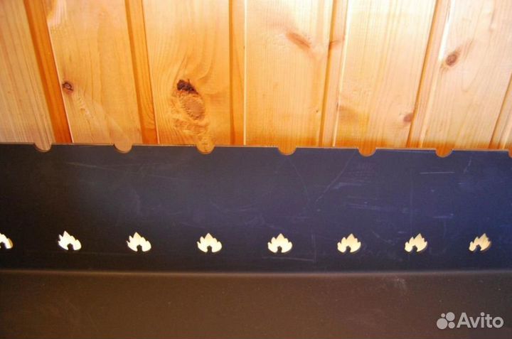 Мангал с печью под казан