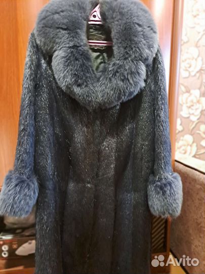 Шуба натуральная нутрия