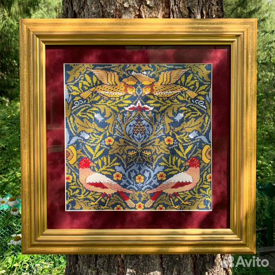 Схемы вышивки крестом William Morris