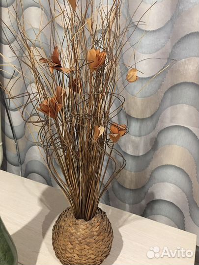 Вазы для цветов, салатники, сухоцвет