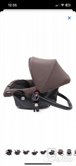 Автокресло Babyton Atlas 0+Brown