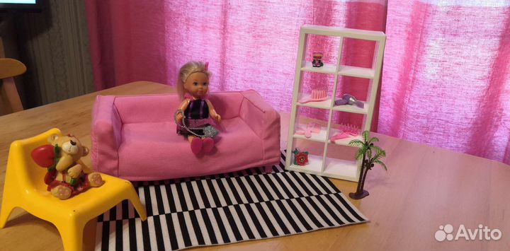 Кукла, мебель, аксессуары
