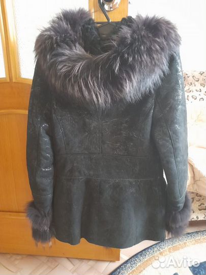 Дубленка натуральная женская 42
