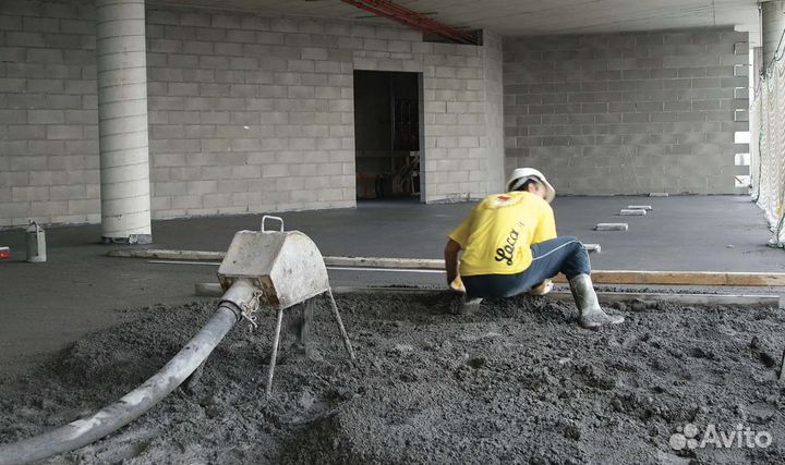 Стяжка пола / полусухая стяжка