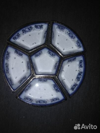 Менажница фарфоровая