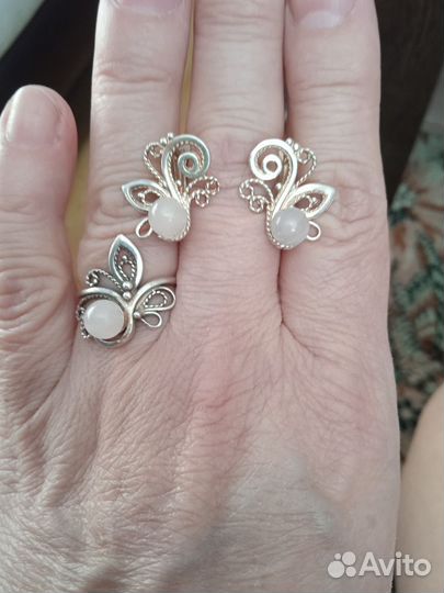 Серебряные серьги