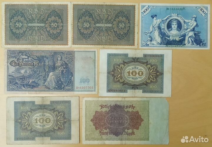 Банкноты. Германия 1907-1944 гг