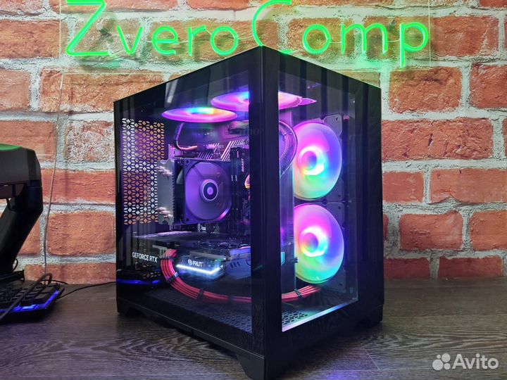 Игровой пк Аквариум i5 10400F + RTX 4060