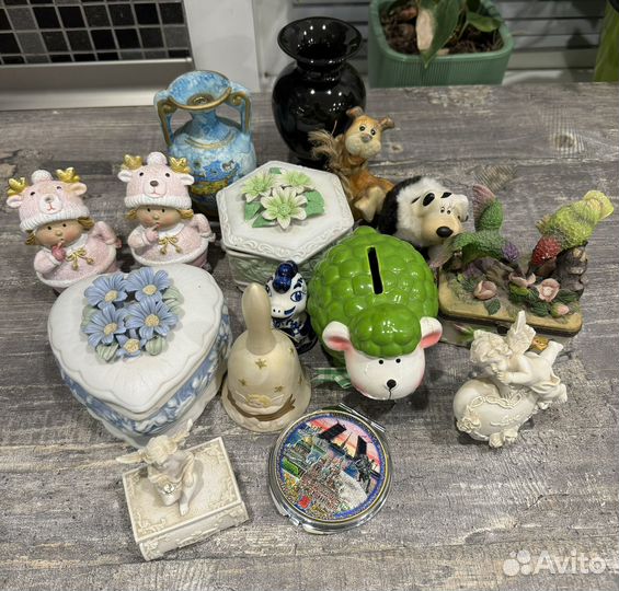 Керамические шкатулки, фигурки из керамики
