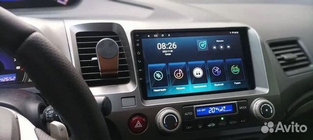 Магнитола для Honda Civic 4D 2005-2012 9 дюймов