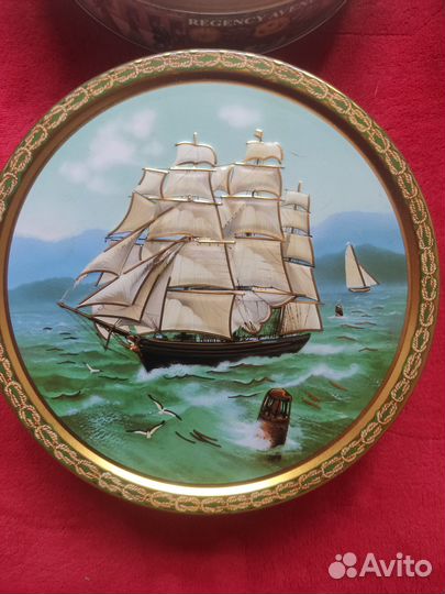 Жестяные банки из-под печенья набор 7 штук по 65 р