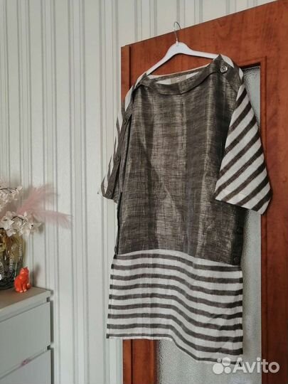 Туника женская, Льняная, 42-46