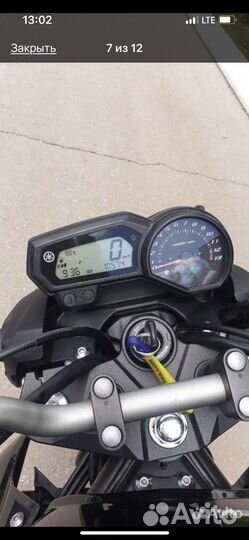 Мотоцикл Yamaha в идеальном состоянии