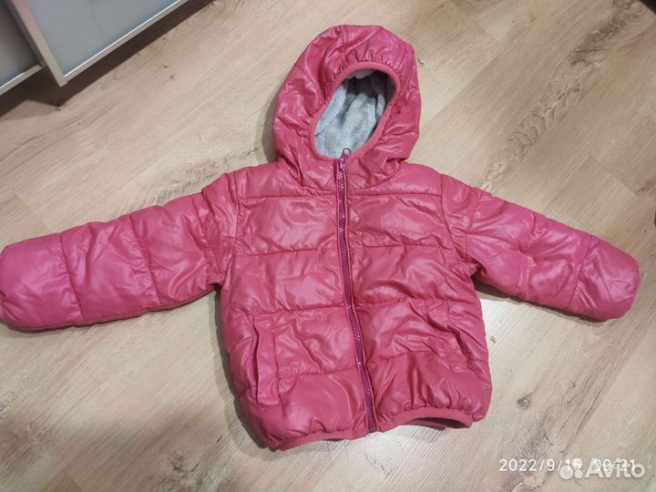 Куртка демисезонная для девочки 74 80