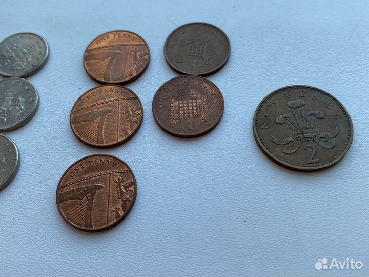Монеты Великобритании (пенни, пенсы)