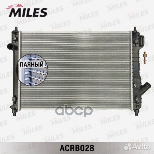 Радиатор (паяный) chevrolet aveo 1.2/1.4/1.6 09