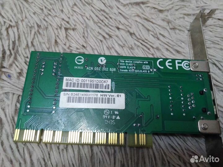 Сетевая карта pci