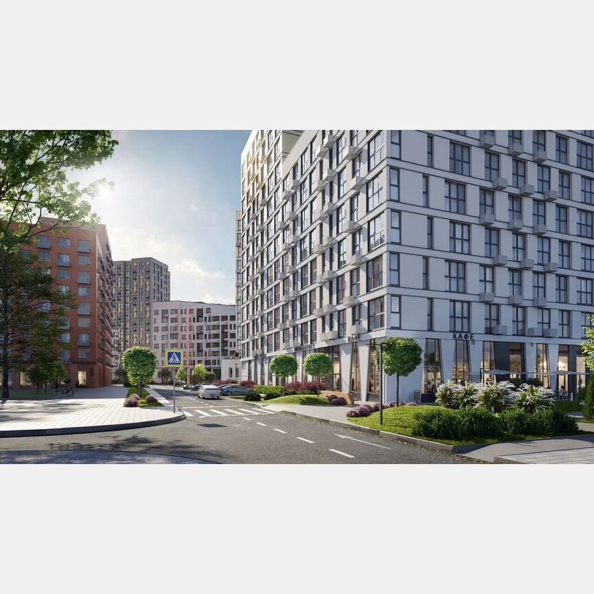 2-к. квартира, 40,6 м², 7/9 эт.