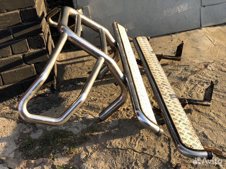 Кенгурятник + пороги Kia Sportage