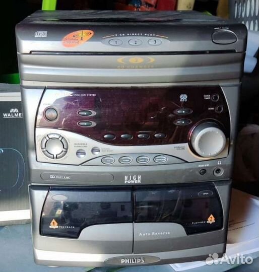 Музыкальный центр минисистема philips 730 бу