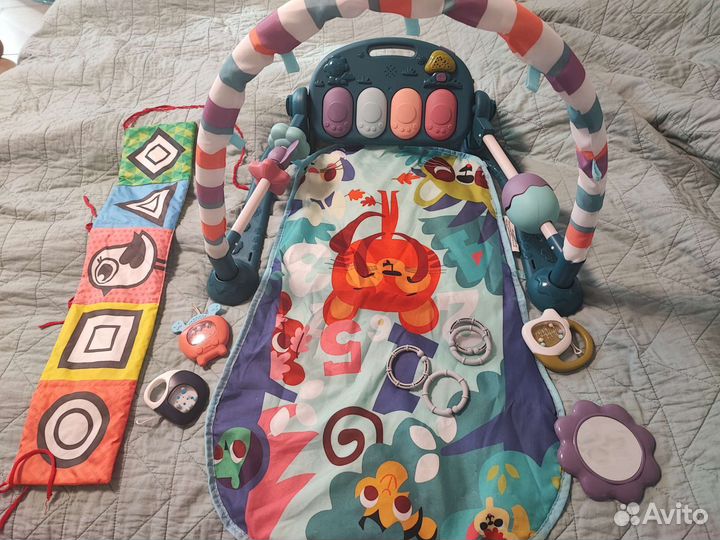 Развивающий коврик звук свет