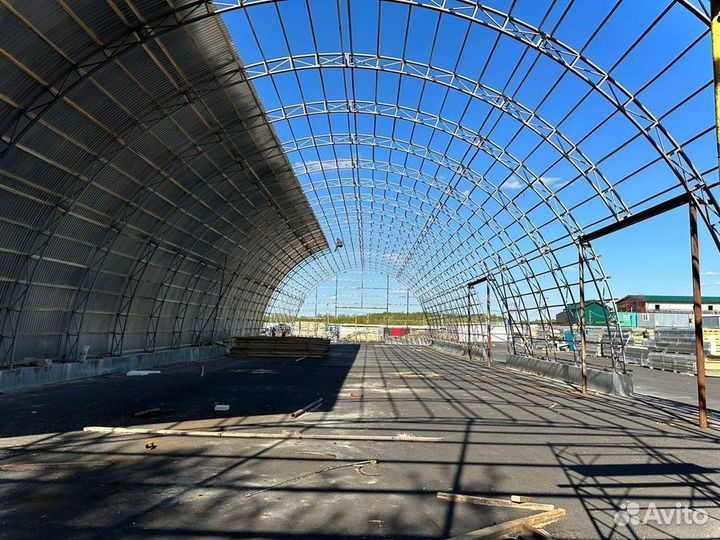 Фермы каркас дуги арки для ангара 9м9000 мм
