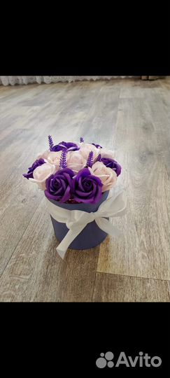 Мыльные розы коробка