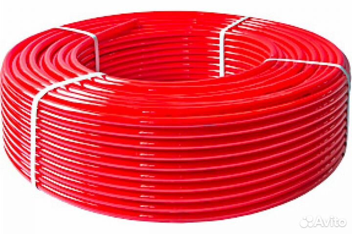 Труба valtec PEX-evoh 16 мм x 2,0 мм красная из сш