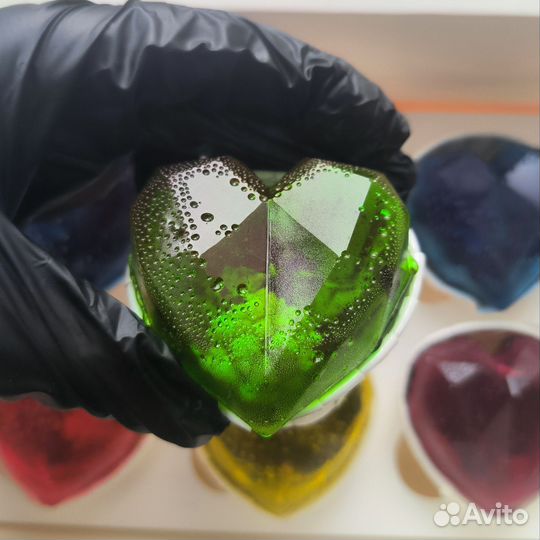 Чайные бомбочки в форме сердца