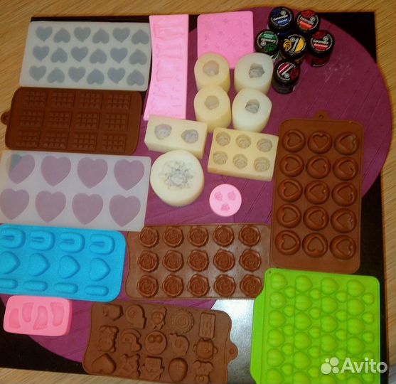 Силикрновые формы для шоколада