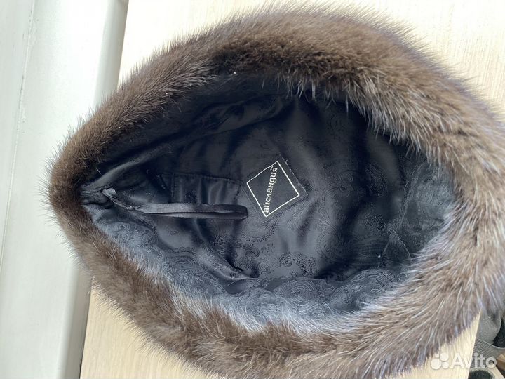 Шапка зимняя меховая женская