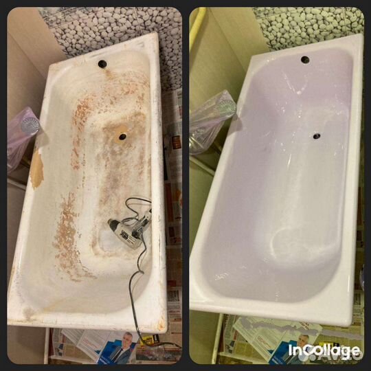 Реставрация ванн жидким акрилом