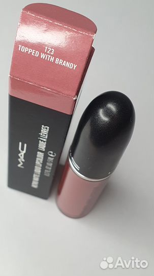 MAC жидкая помада Topped With Brandy 123 оригинал