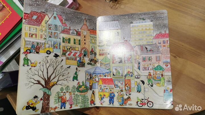 Виммельбух зимняя книга Ротраут Сузанна Бернер