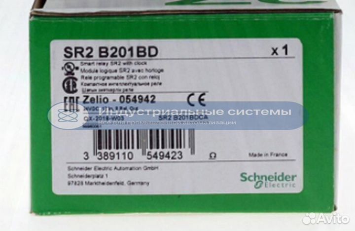 Программируемое реле Schneider Electric SR2B201BD