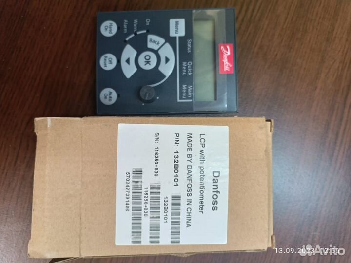 Панель управления Danfoss LCP 12 с потенциометром