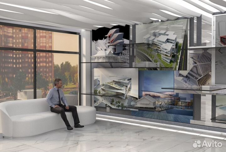 Разработка Дизайна интерьера 3д/чертежи