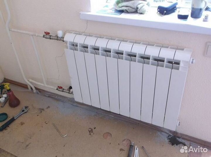 Замена радиаторов отопления. Щёлково