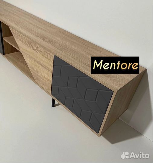 Тумба тв Bravo с фрезеровкой (2000х400х300 мм)