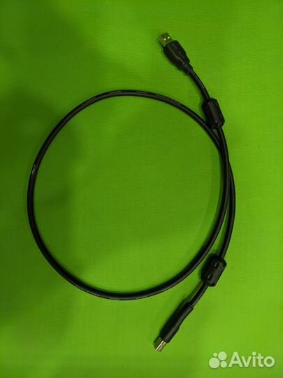 Hi-End посеребренный USB B — Type-A аудиокабель