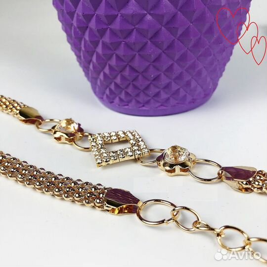 Стильный ремень-цепочка