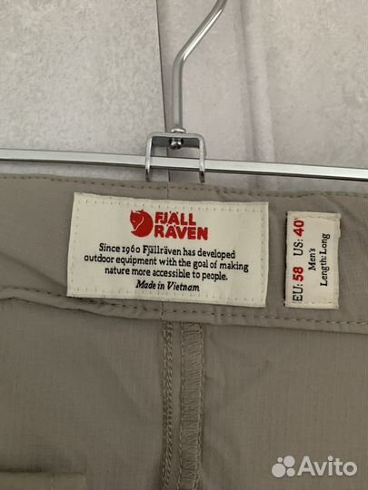 Fjallraven легкие летние брюки