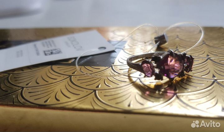 Кольцо sokolov серебро кристаллы Swarovski