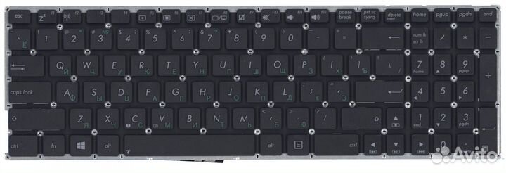 Клавиатура Asus X756 без рамки (горизонтальный Ent