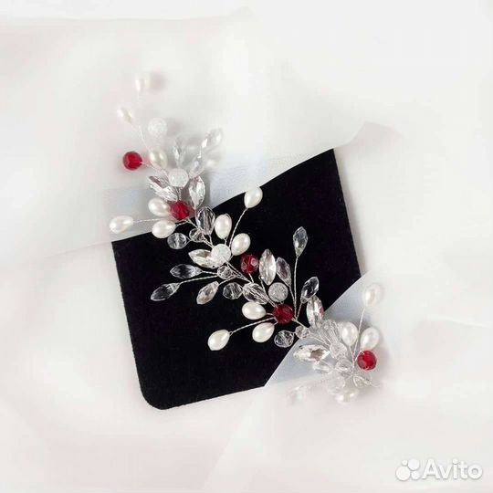 Свадебные украшения в прическу