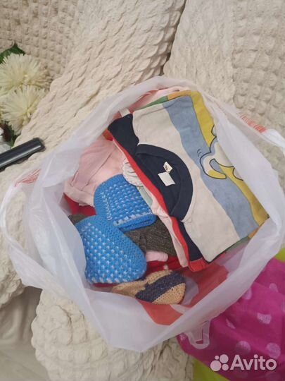 Пакет вещей на до года. Комбез, кофты и многое