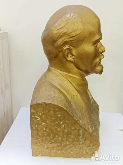 Ленин. Бюст. Авт. Керенский. Редок. СССР. Папье-ма