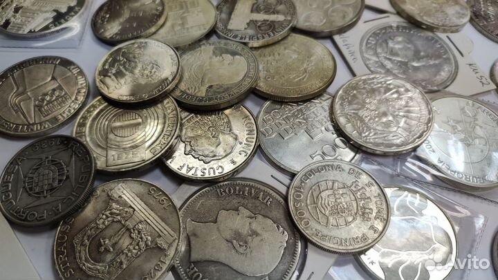 Монеты серебро