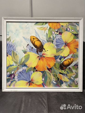 Картина известного художника большая. Батик