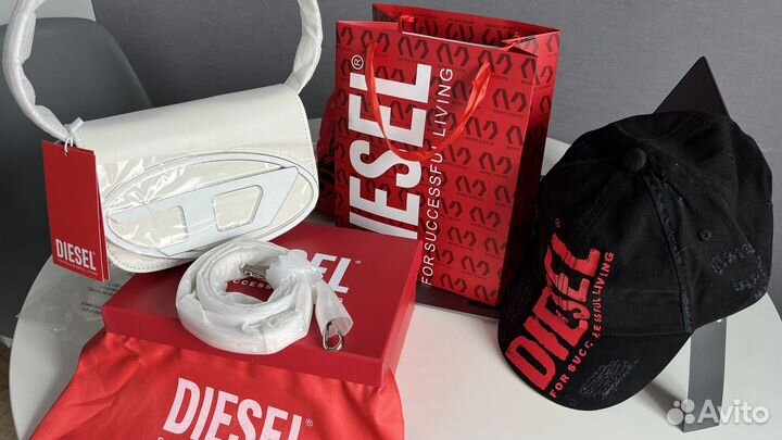 Сумка женская diesel белая новая